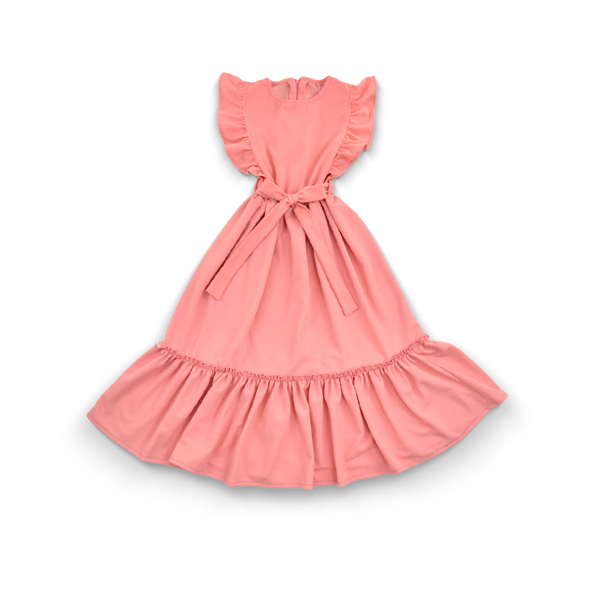 Maxi vestido con cinturón Teen Flory MVJU0001