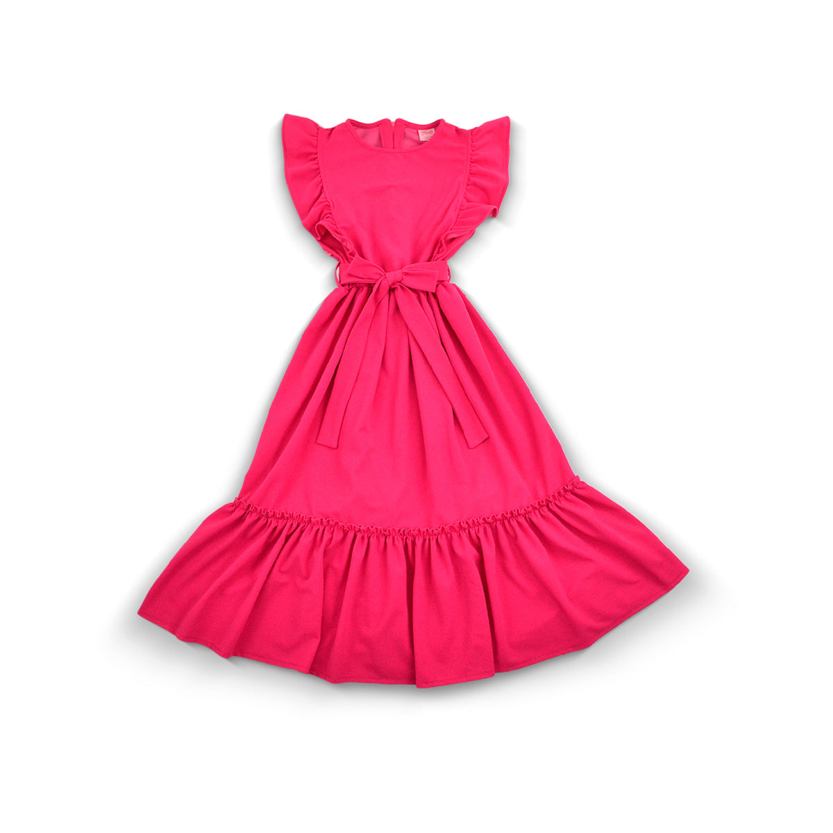 Maxi vestido con cinturón Teen Flory MVJU0001