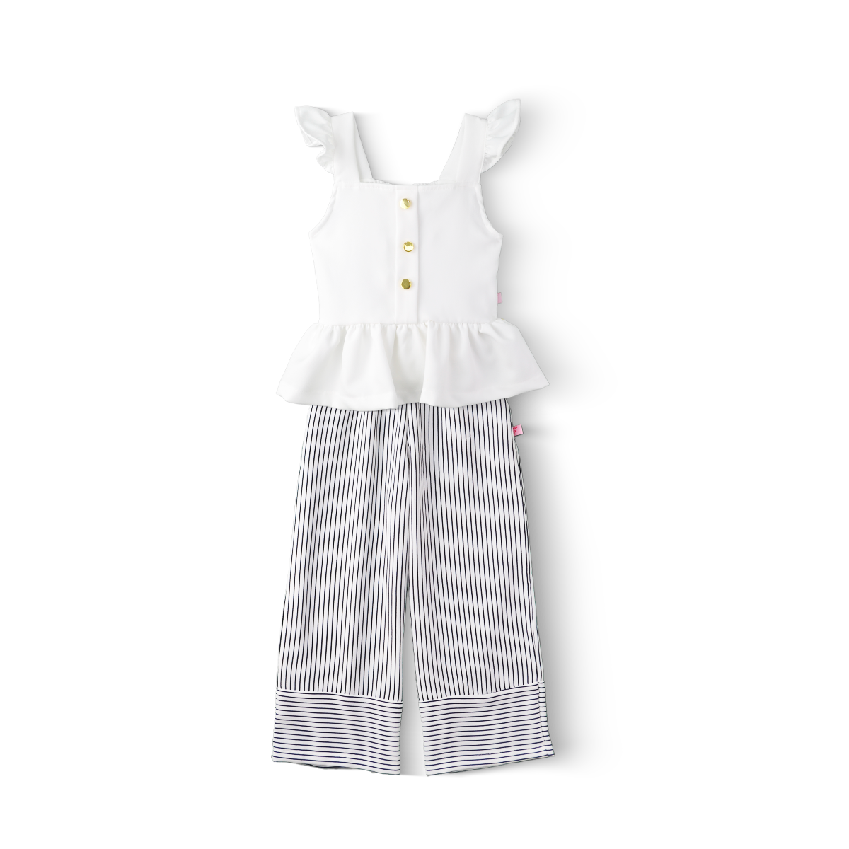 Conjunto Pantalón amplio con Blusa de Tirantes Niña Flory CONI0032