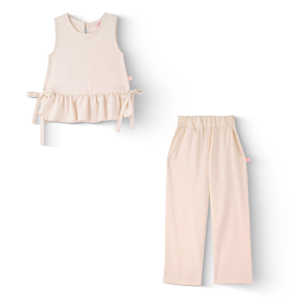 Conjunto de blusa con moños y pantalón Nila Flory CONI0033