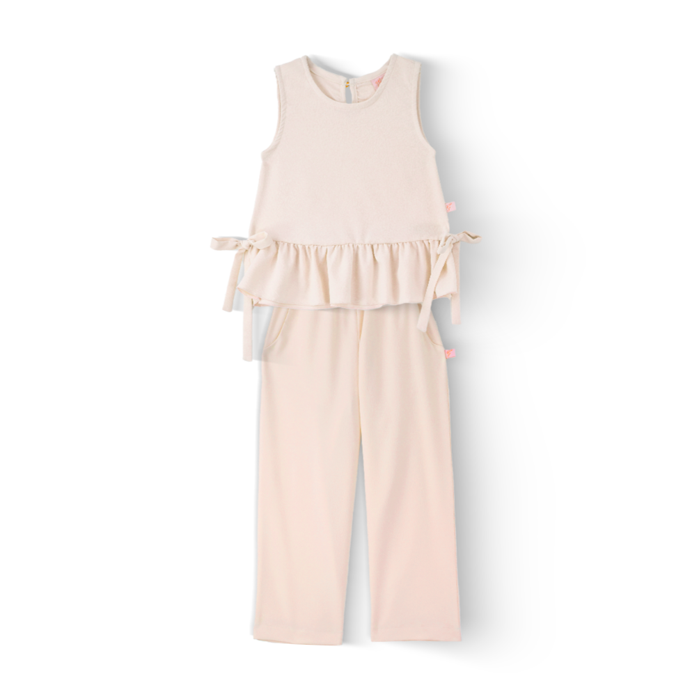 Conjunto de blusa con moños y pantalón Nila Flory CONI0033