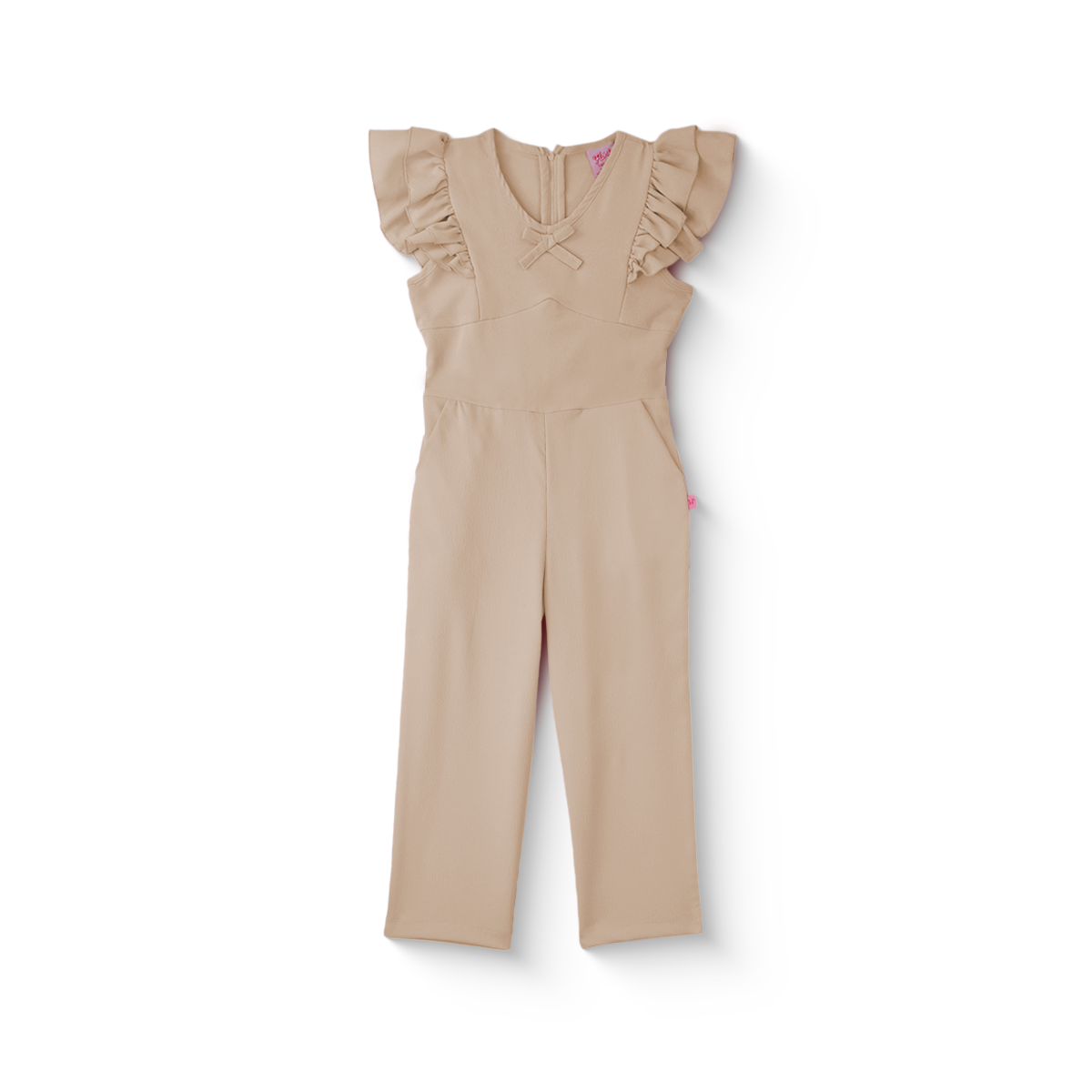 Mono manga mariposa con bolsas y resorte en espalda para Niña Flory JSNI0010