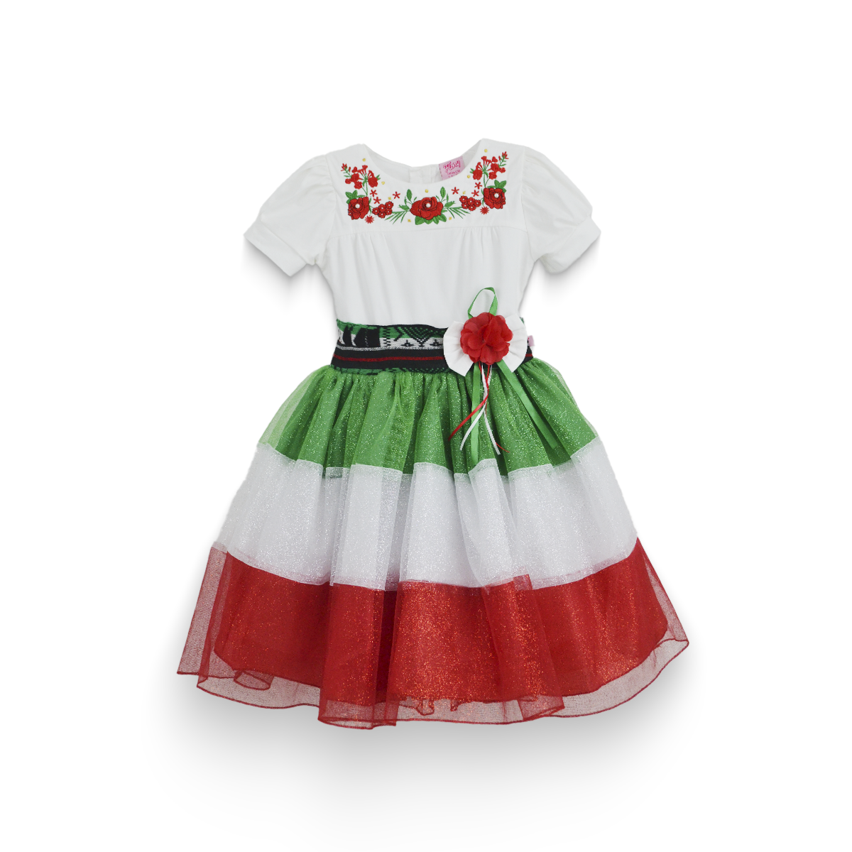 Vestido fiestas patrias niña Flory VENI0155