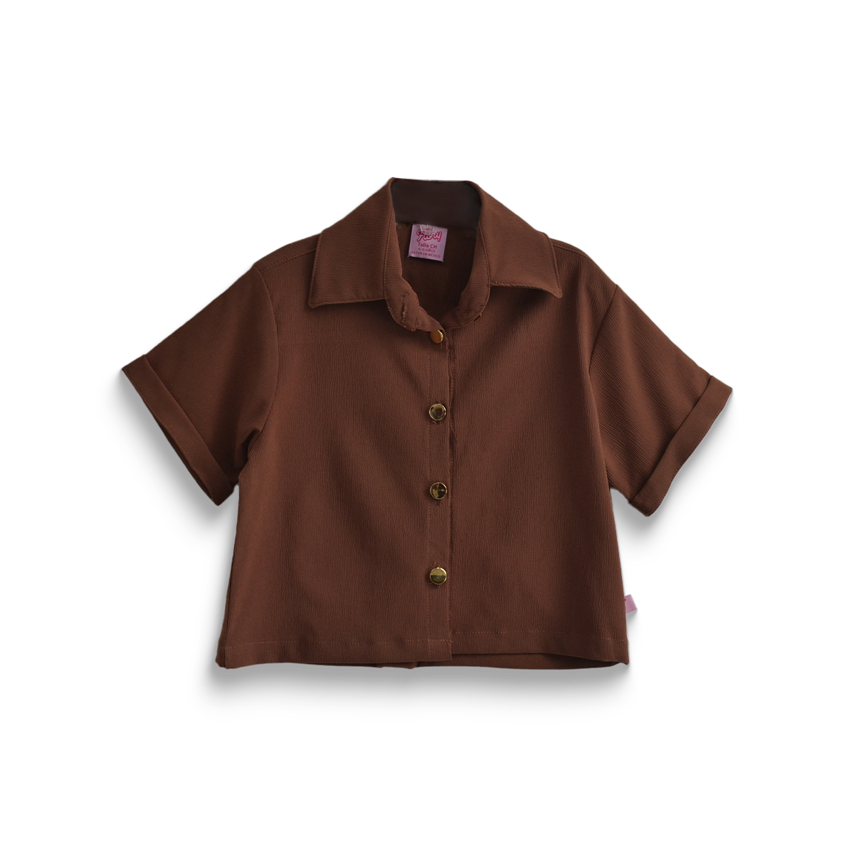 Conjunto de tres piezas con botones para niña Flory CONI0040