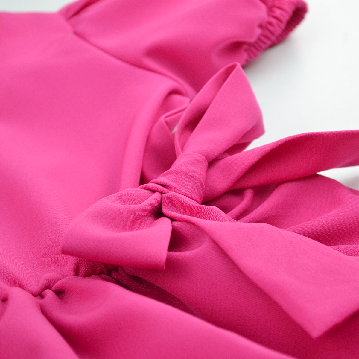 Vestido cruzado con moño bebé FLORY VEBB0035