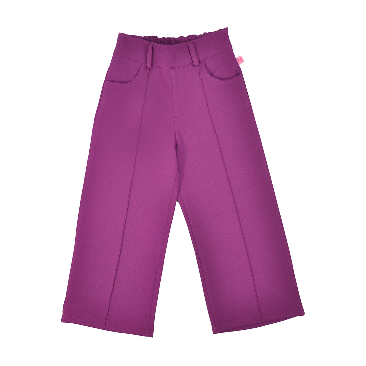 Pantalón pierna ancha con presillas Teen Flory PAJU0004