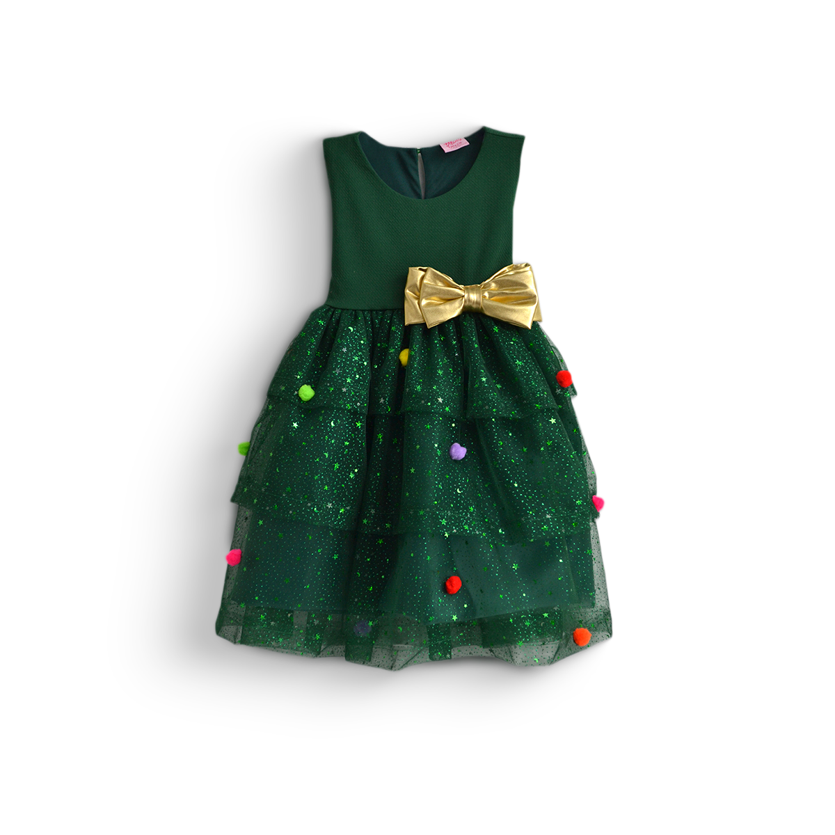 Vestido Disfraz de Árbol Navideño para Niña FLORY VENI0192