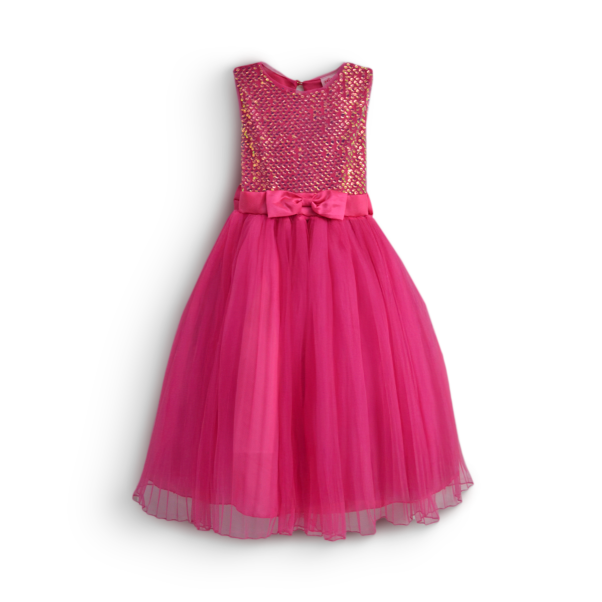 Vestido de lentejuelas largo plisado Niña VENI0187 Flory