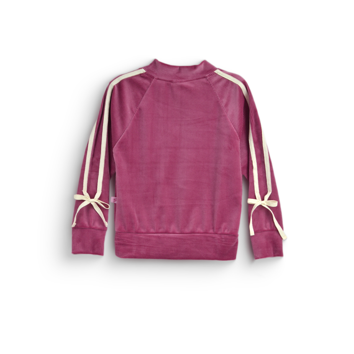 Conjunto aterciopelado con franjas a rayas CONI0041 Niña