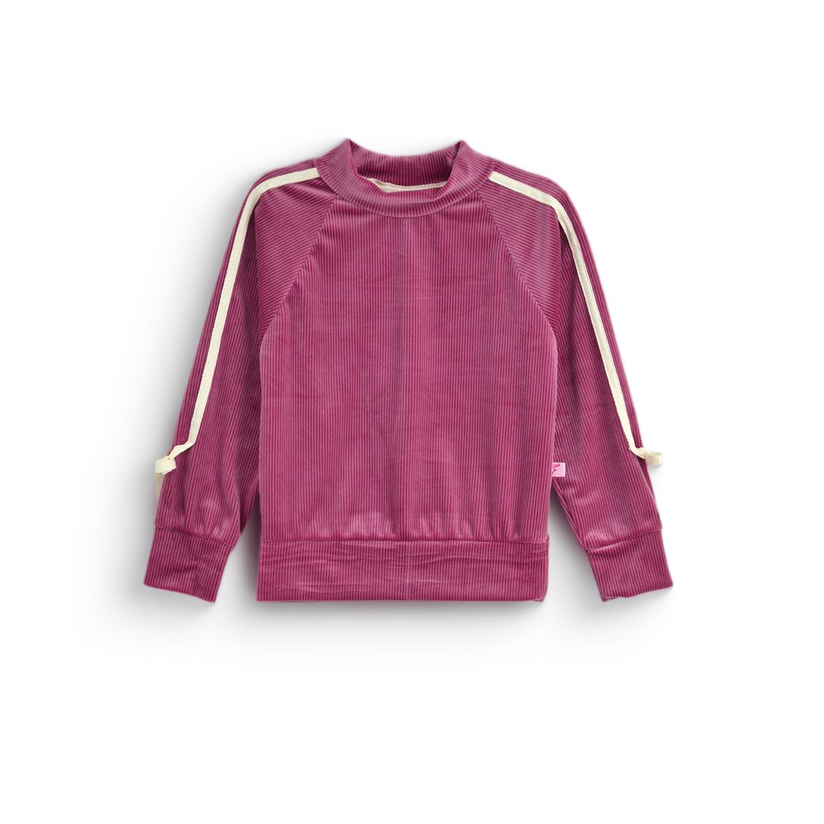 Conjunto aterciopelado con franjas a rayas CONI0041 Niña