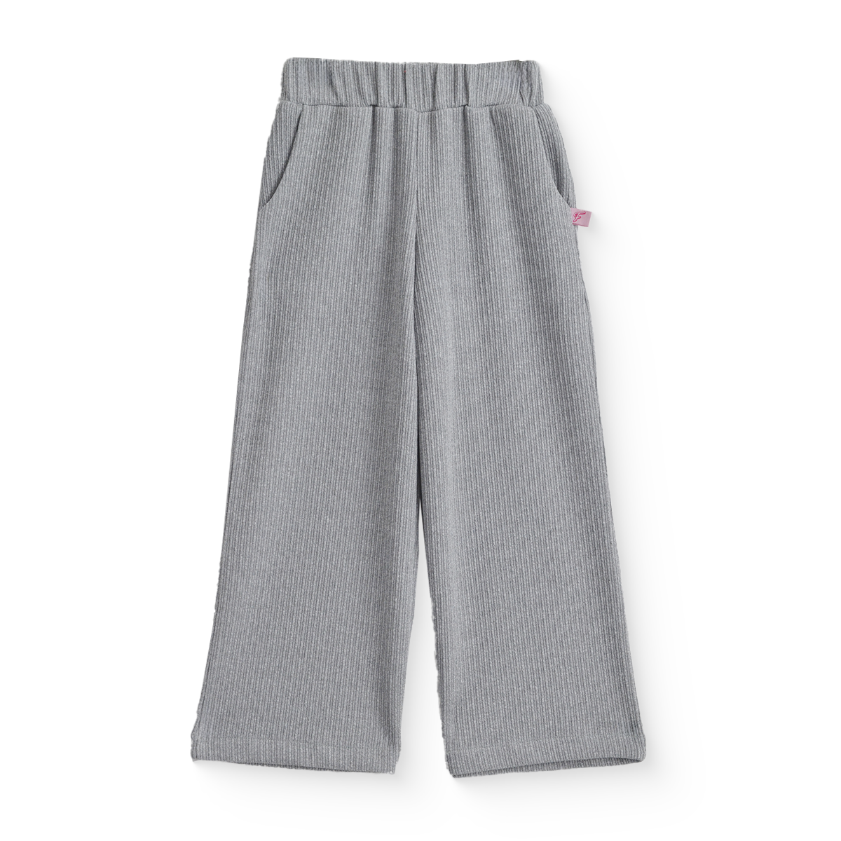 Conjunto con pantalón a rayas, blusa hueso con olanes | CONI0043 | tallas ch-m-gr