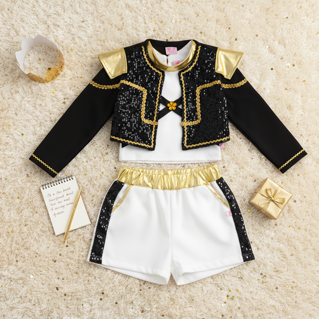 Set Disfraz de 3 piezas de Guerreras del K Pop | DINI0002 | tallas ch-m-gr-xg