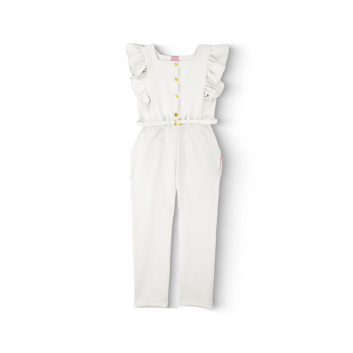 Mono con cinturón a tono Teen FLORY JSJU0001