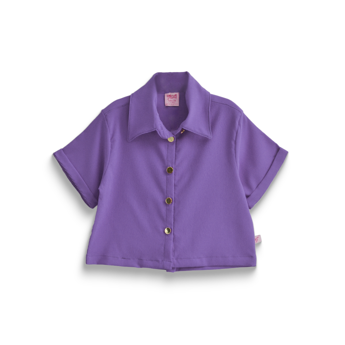 Conjunto de tres piezas con botones para niña Flory CONI0040