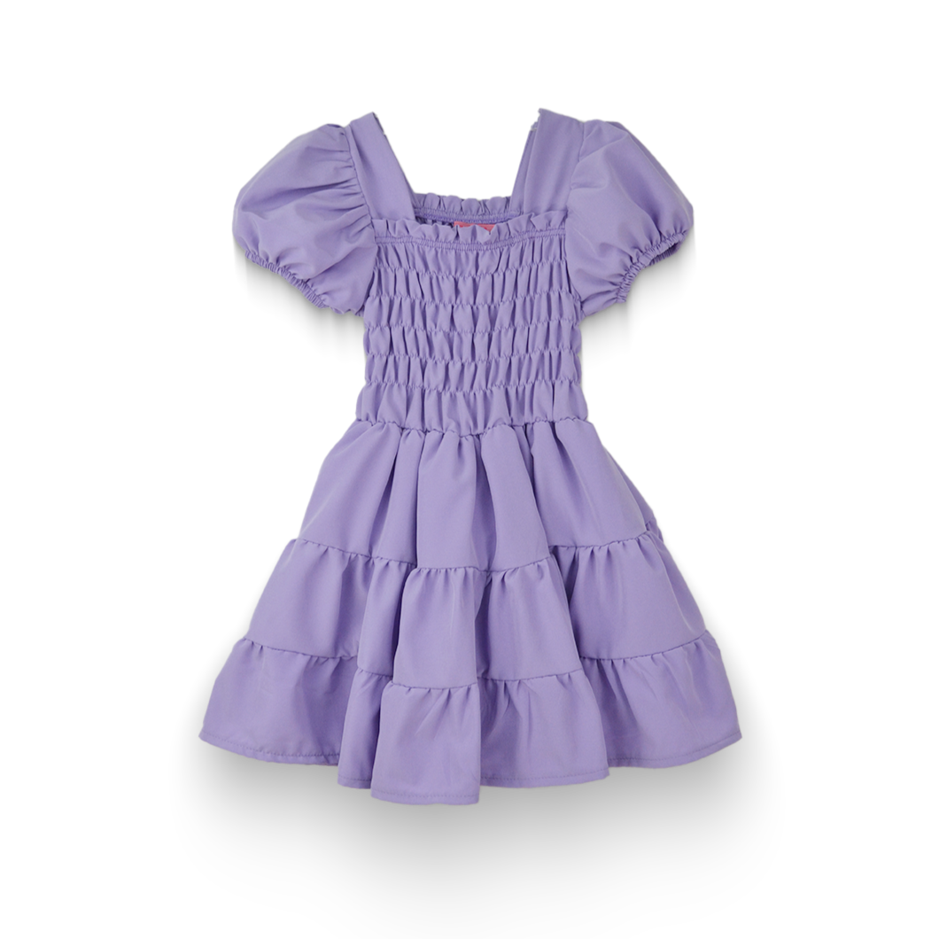 Vestido con manga abullonada bebé Flory VEBB0117