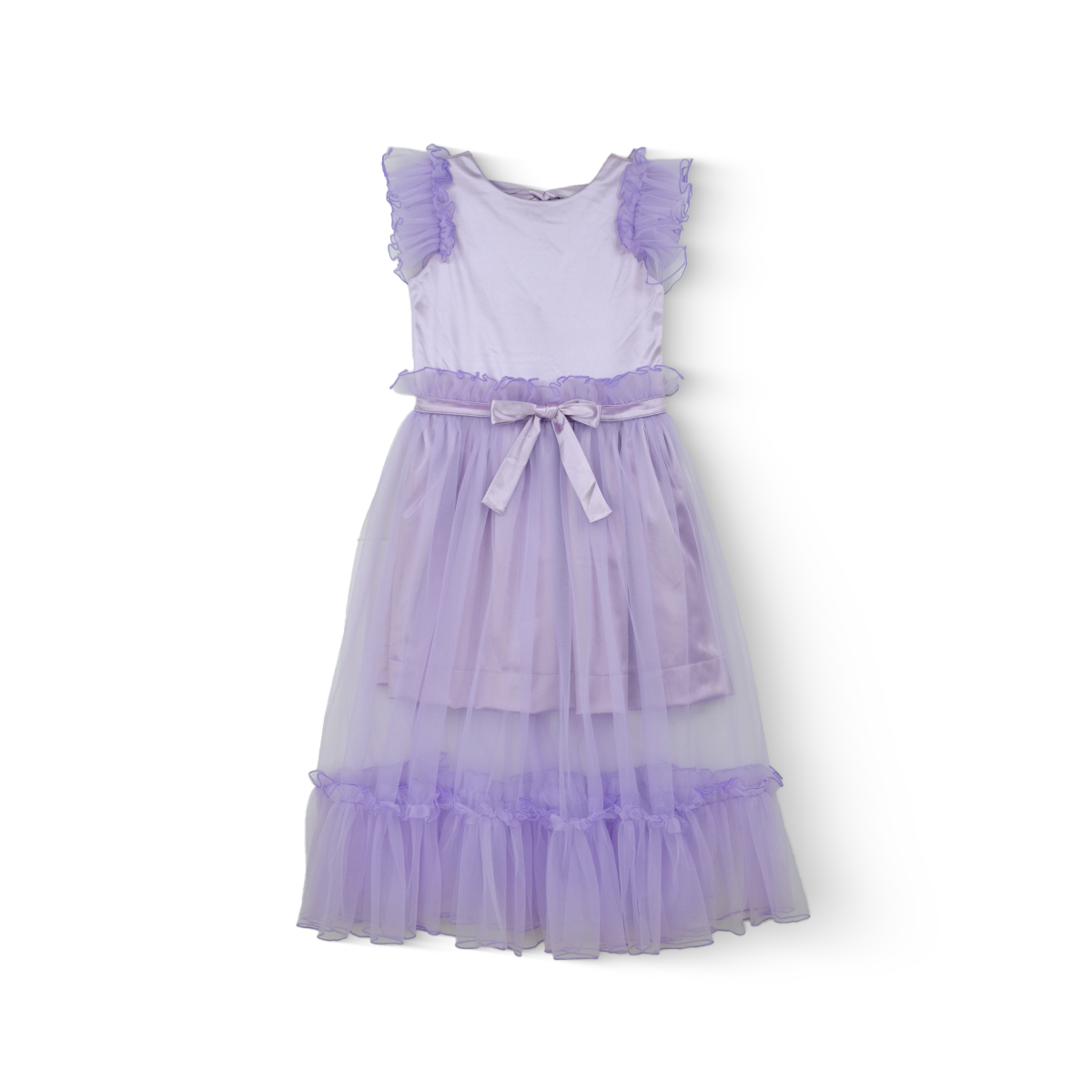 Vestido de ceremonia con caída Niña Flory VENI0145