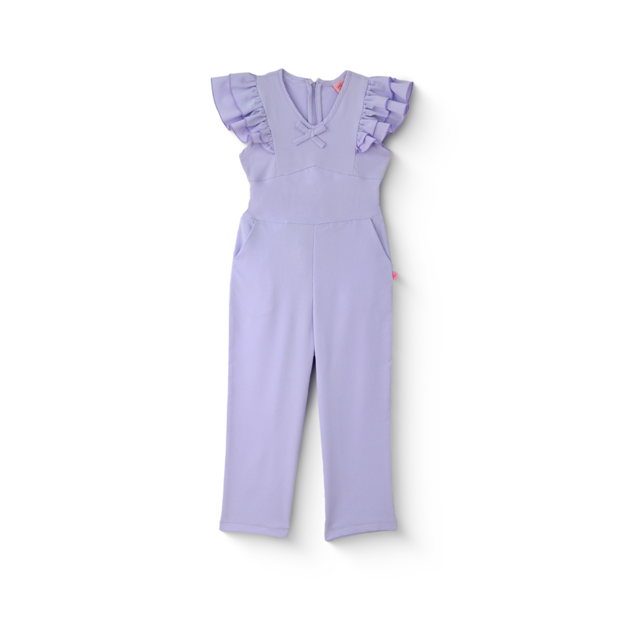 Mono manga mariposa con bolsas y resorte en espalda para Niña Flory JSNI0010