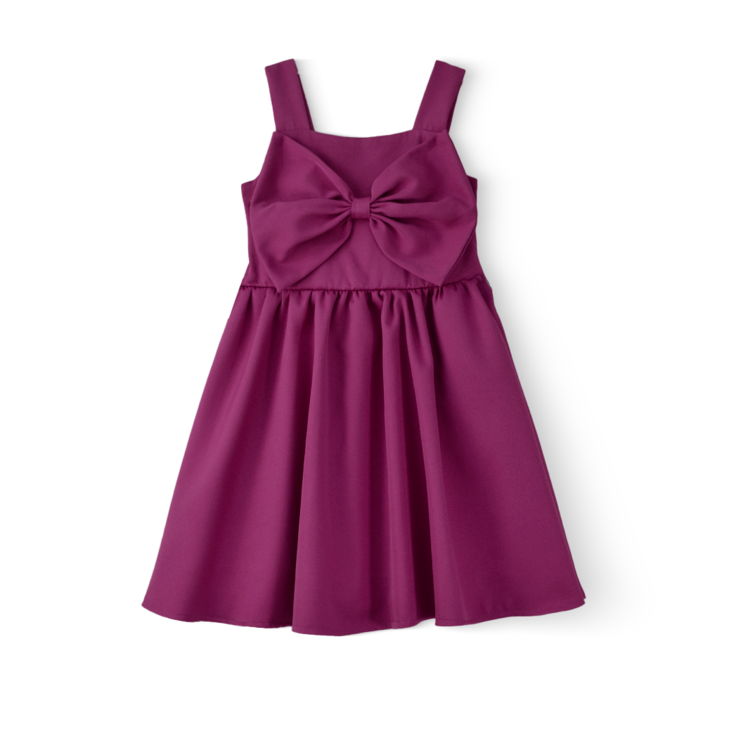 Vestido con moño para niña FLORY VENI0152