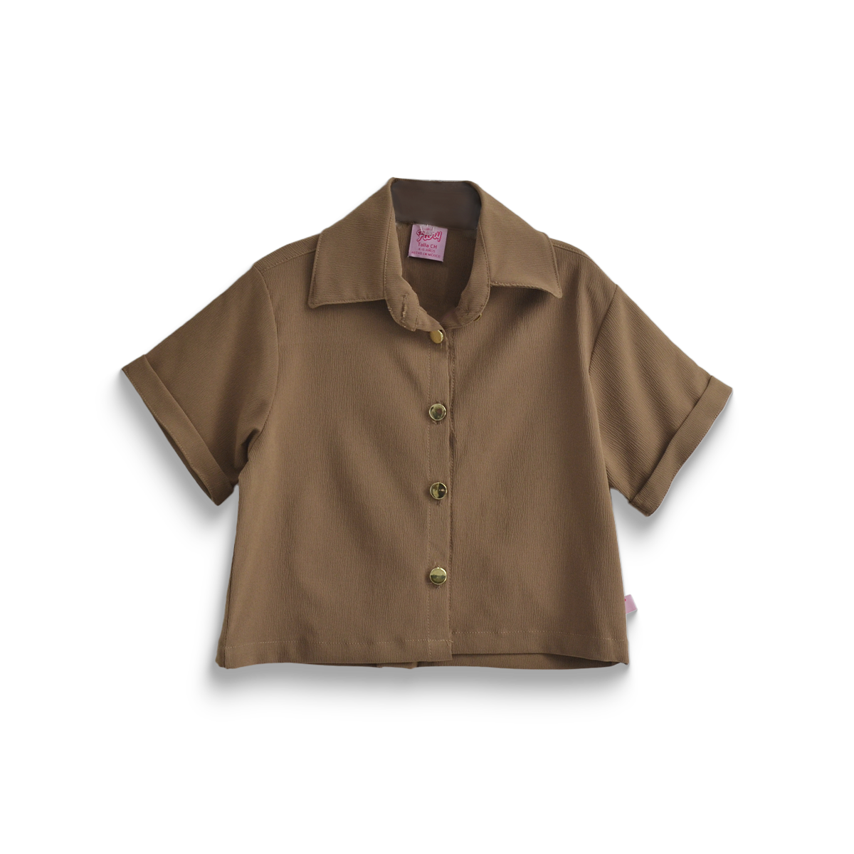 Conjunto de tres piezas con botones para niña Flory CONI0040