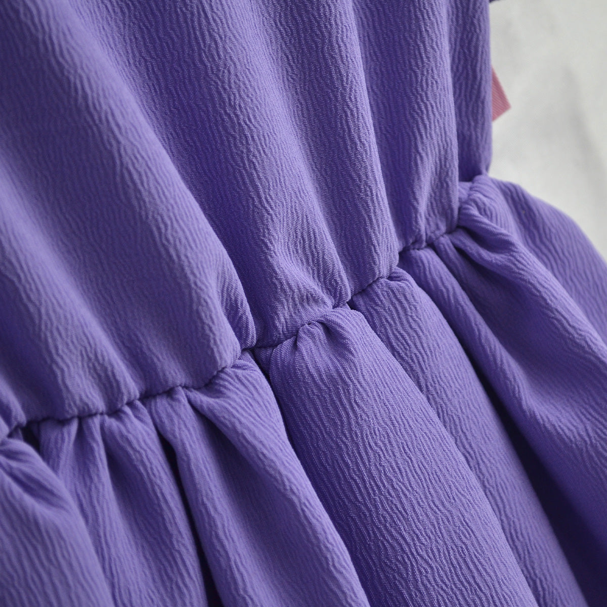 Vestido con moño y olanes para Niña Flory VENI0185