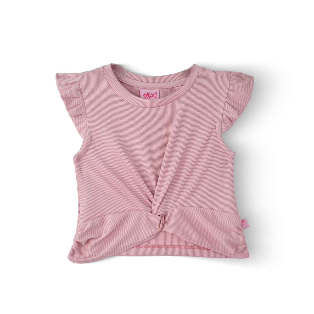 Blusa manga mariposa con nudo Niña Flory BLNI0063