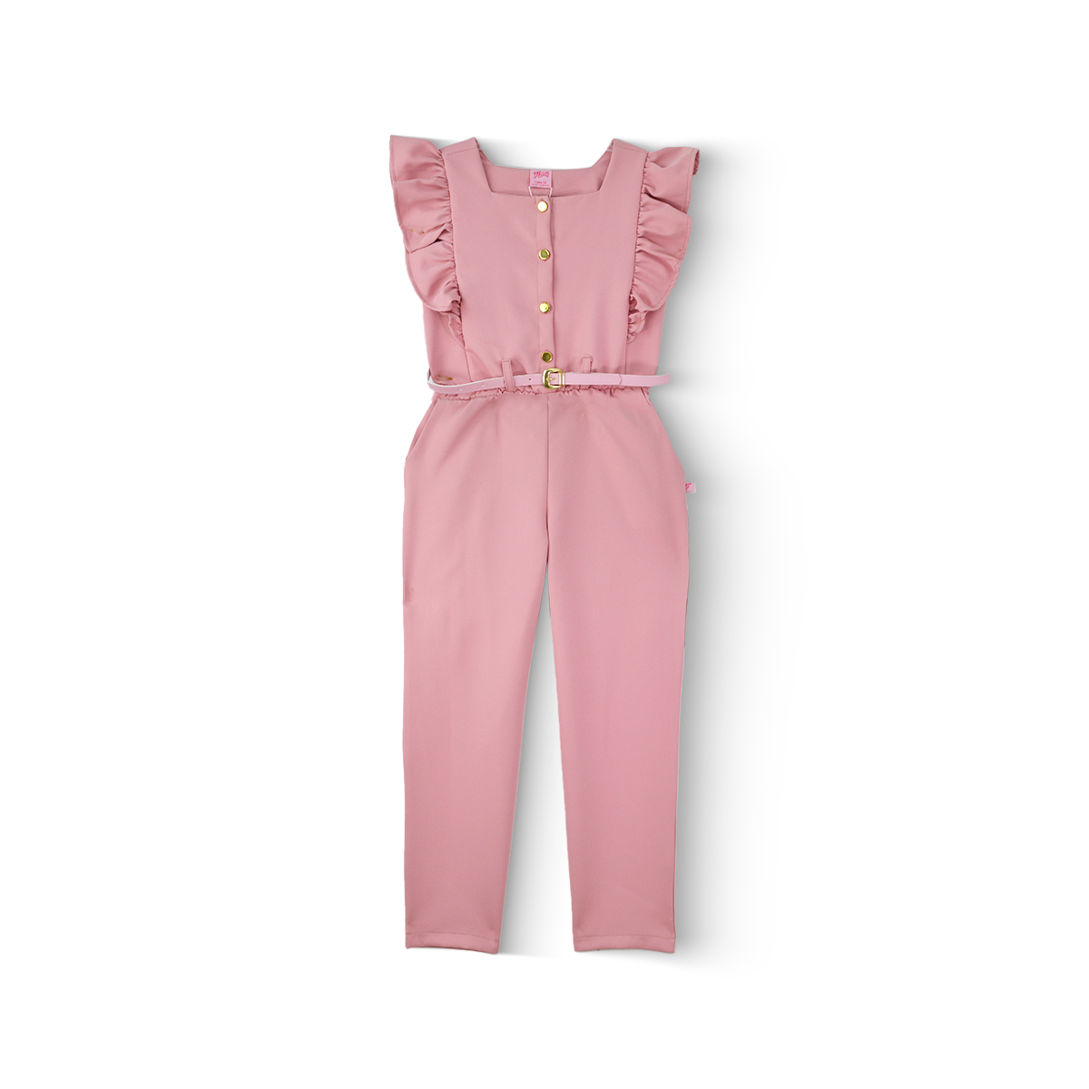 Mono con cinturón a tono Teen FLORY JSJU0001