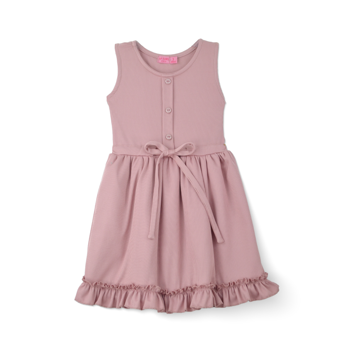 Vestido con botones bebé FLORY VEBB0102