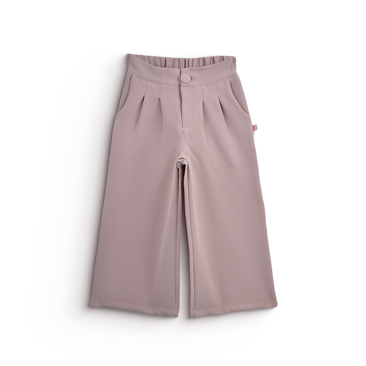 Pantalón con pinzas y botón forrado para Niña Flory PANI0009