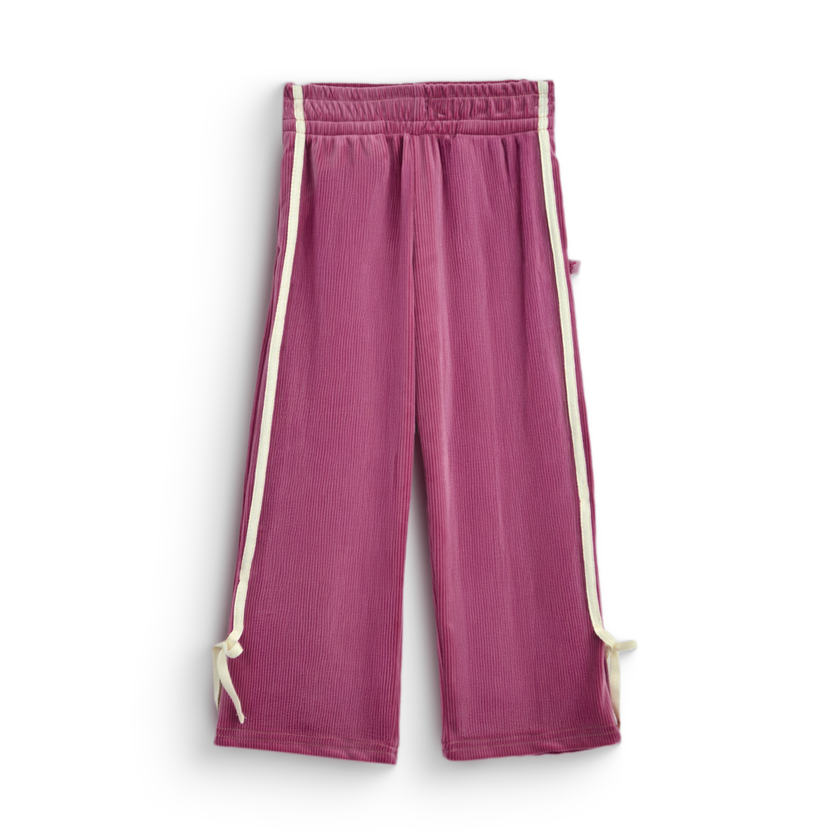 Conjunto aterciopelado con franjas a rayas CONI0041 Niña