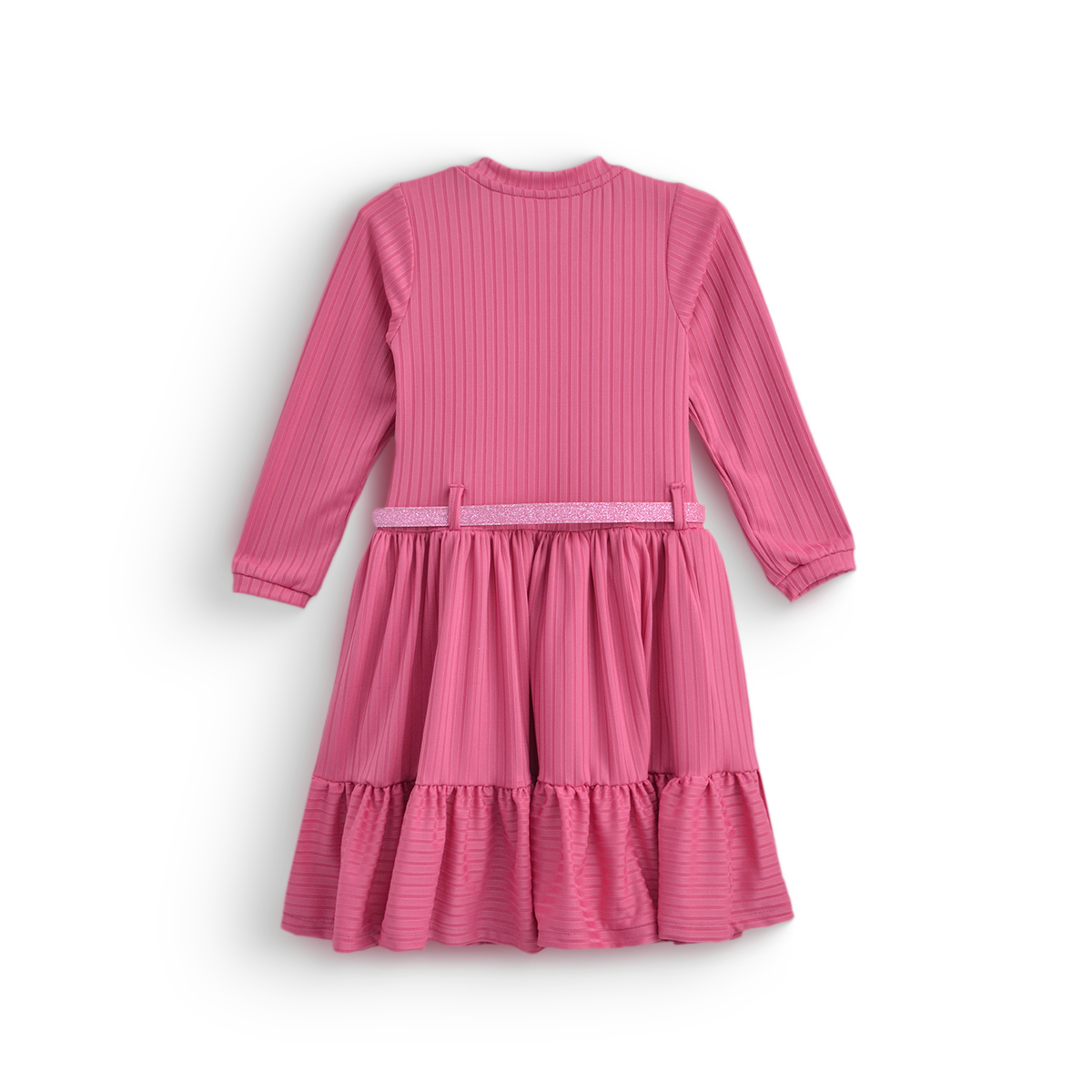 Vestido a rayas con cinturón para Niña Flory VENI0193