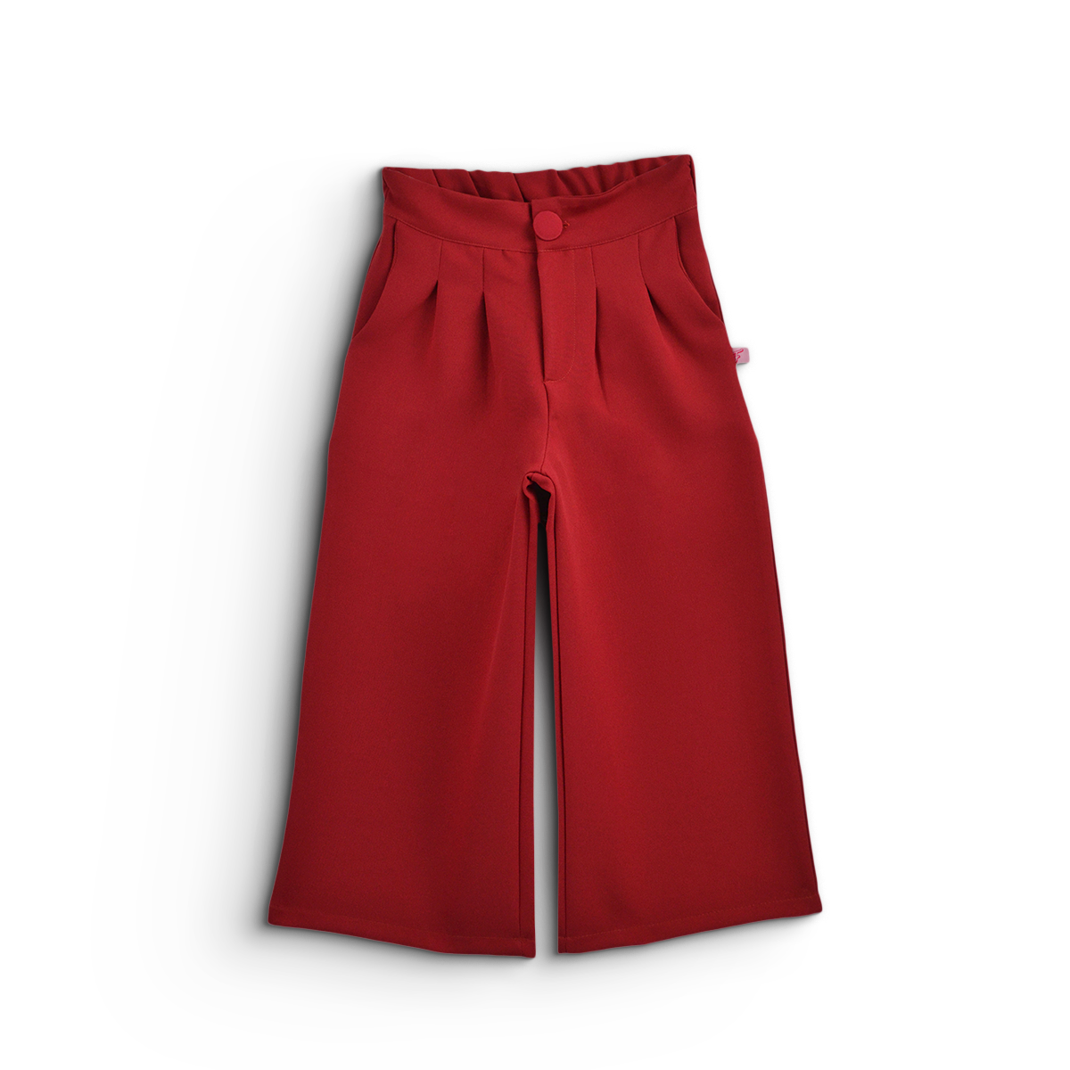 Pantalón con pinzas y botón forrado para Niña Flory PANI0009