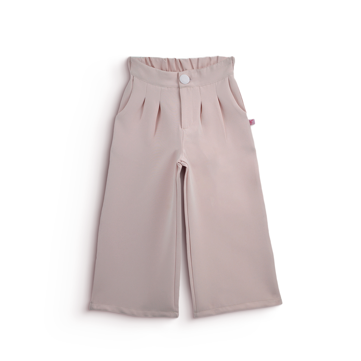 Pantalón con pinzas y botón forrado para Niña Flory PANI0009
