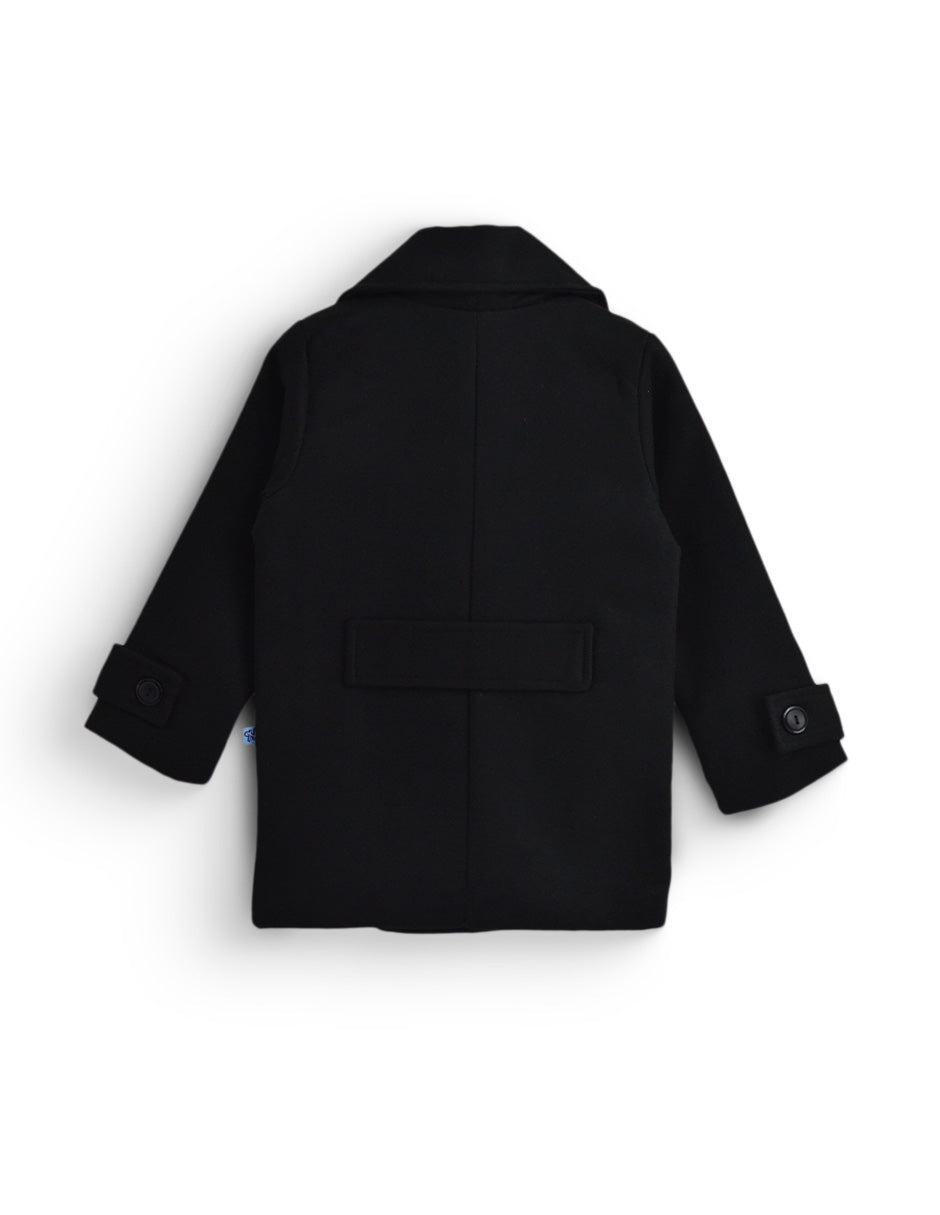 Abrigo de paño forrado con botones niño Heri ABNN0001