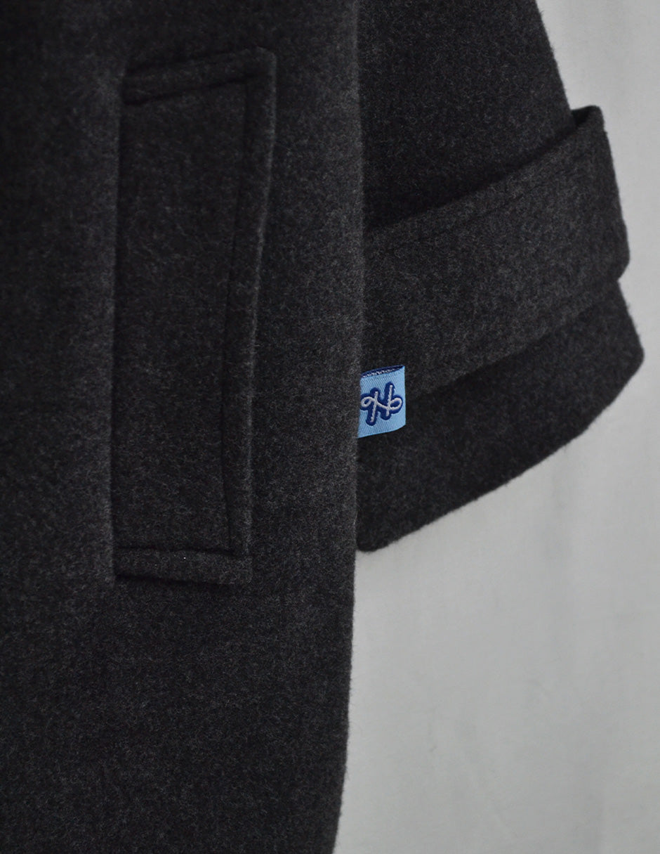 Abrigo de paño forrado con botones niño Heri ABNN0001