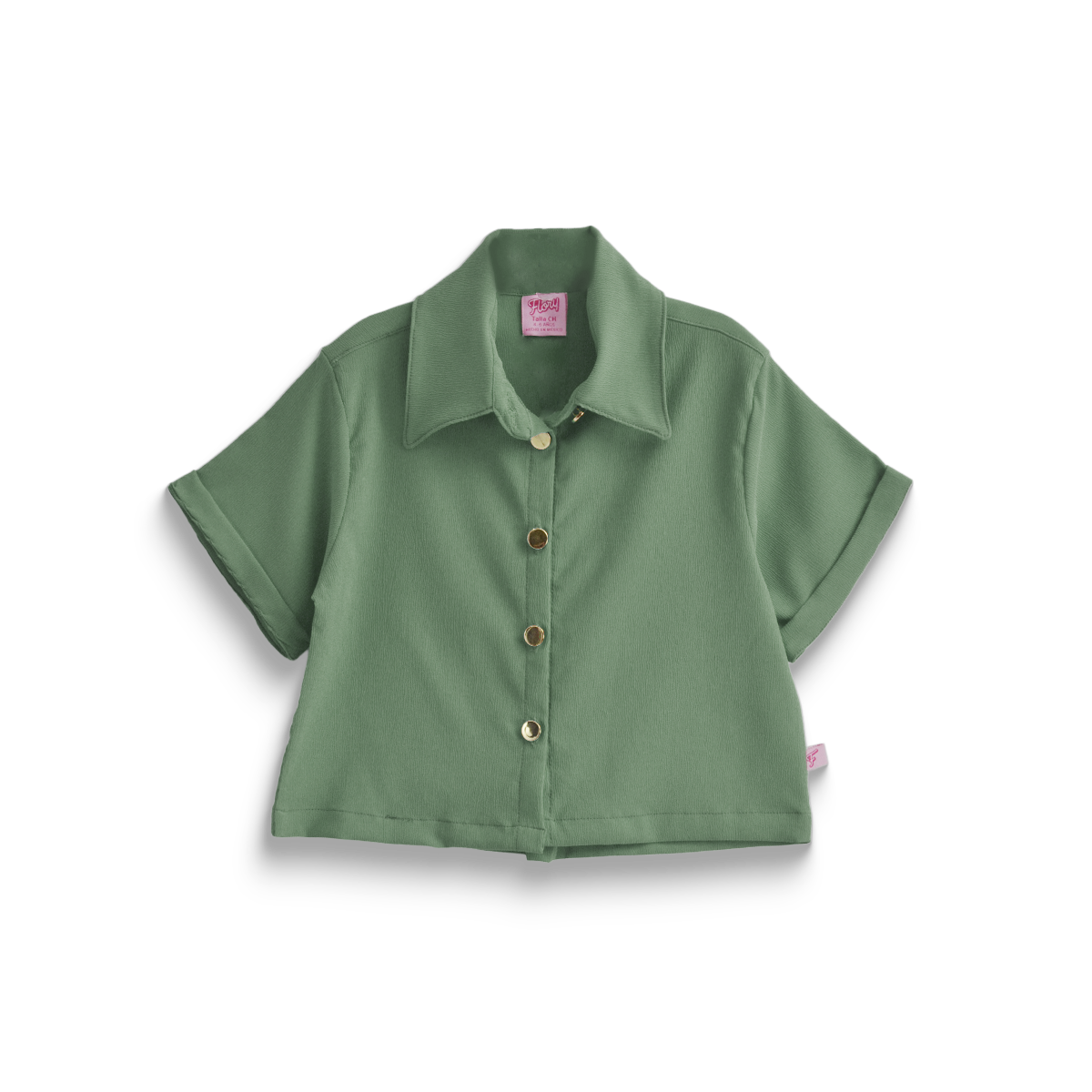 Conjunto de tres piezas con botones para niña Flory CONI0040