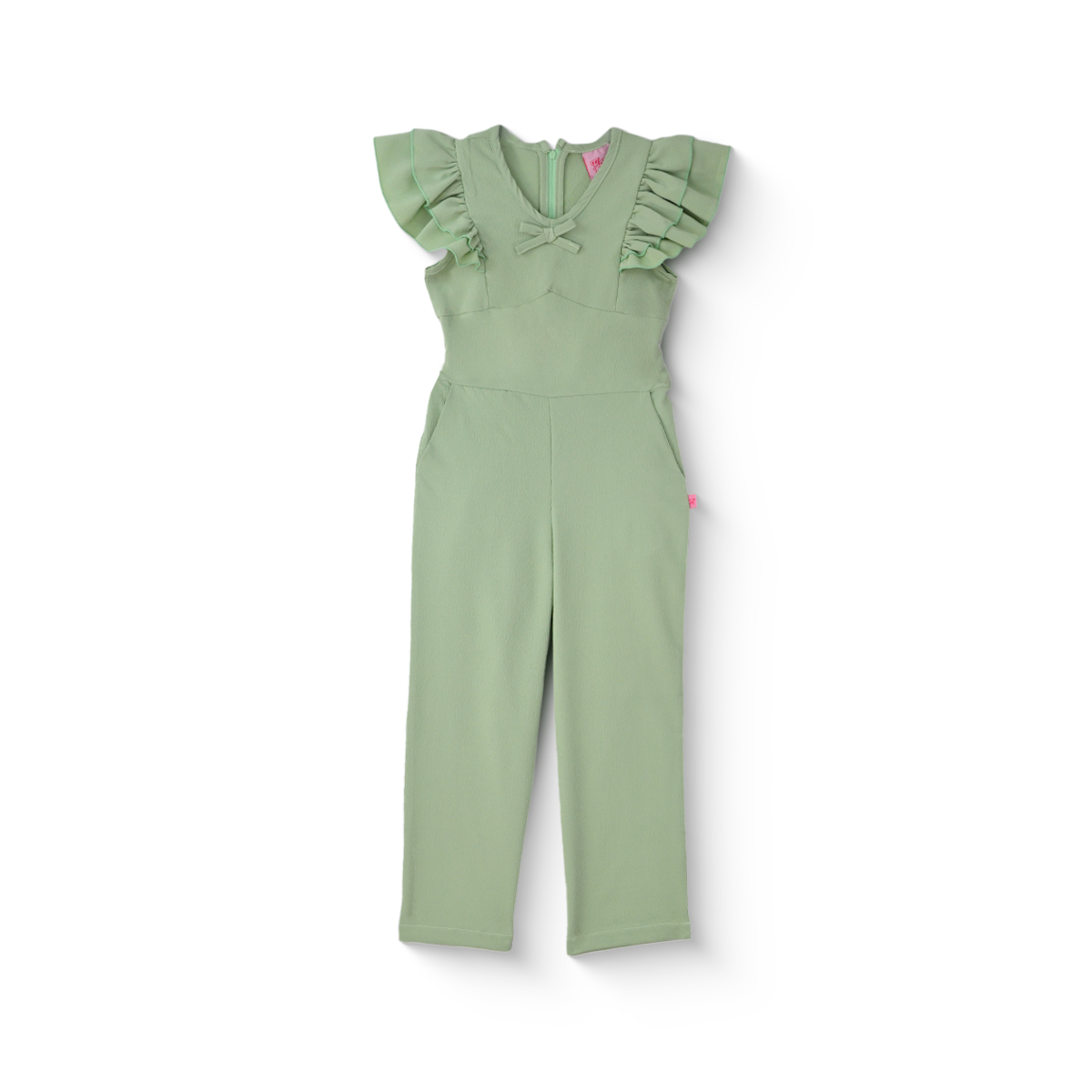 Mono manga mariposa con bolsas y resorte en espalda para Niña Flory JSNI0010