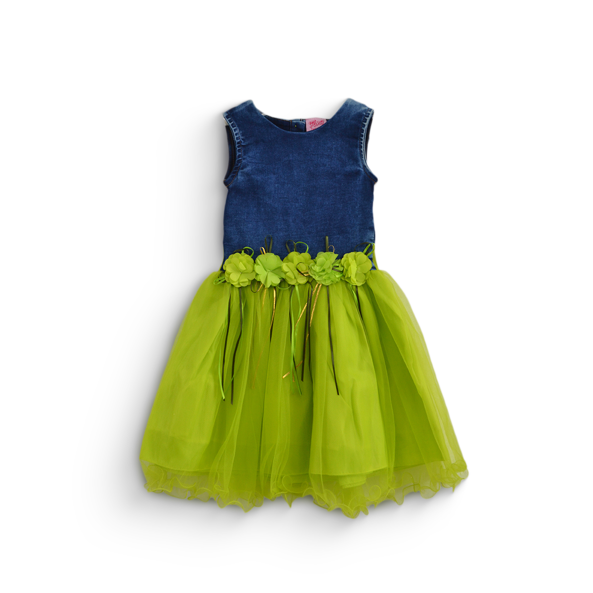 Vestido con flores para Niña VENI0198 Flory