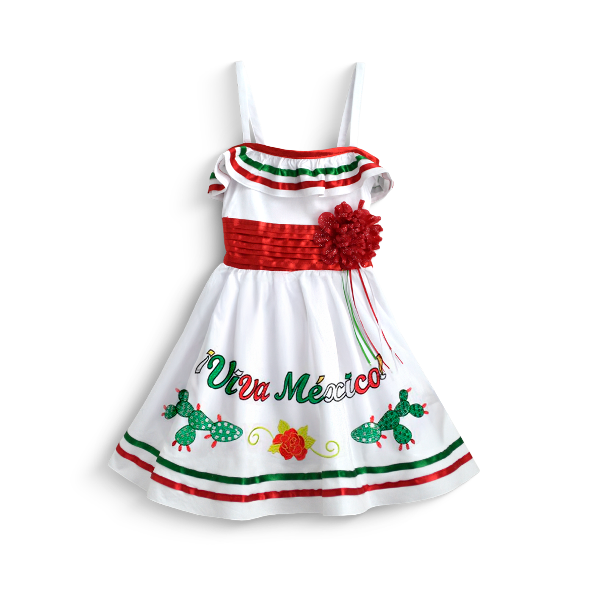 Vestido fiestas patrias niña FLORY VENI0052