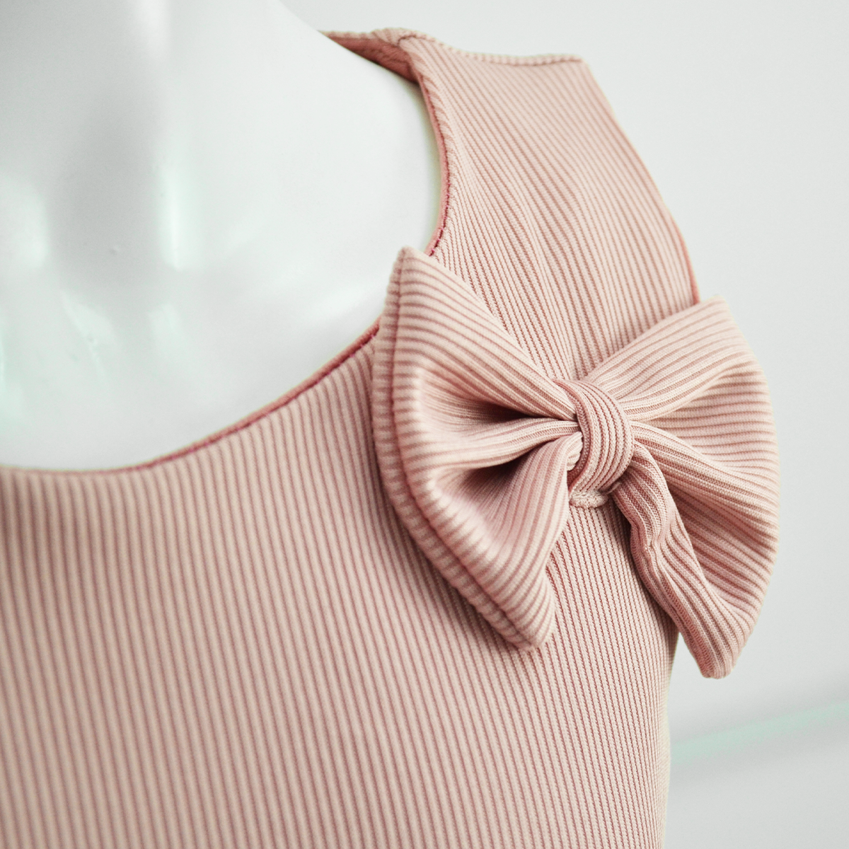 Vestido rib con falda plisada estilo tutu para fiesta niña Flory VENI0137