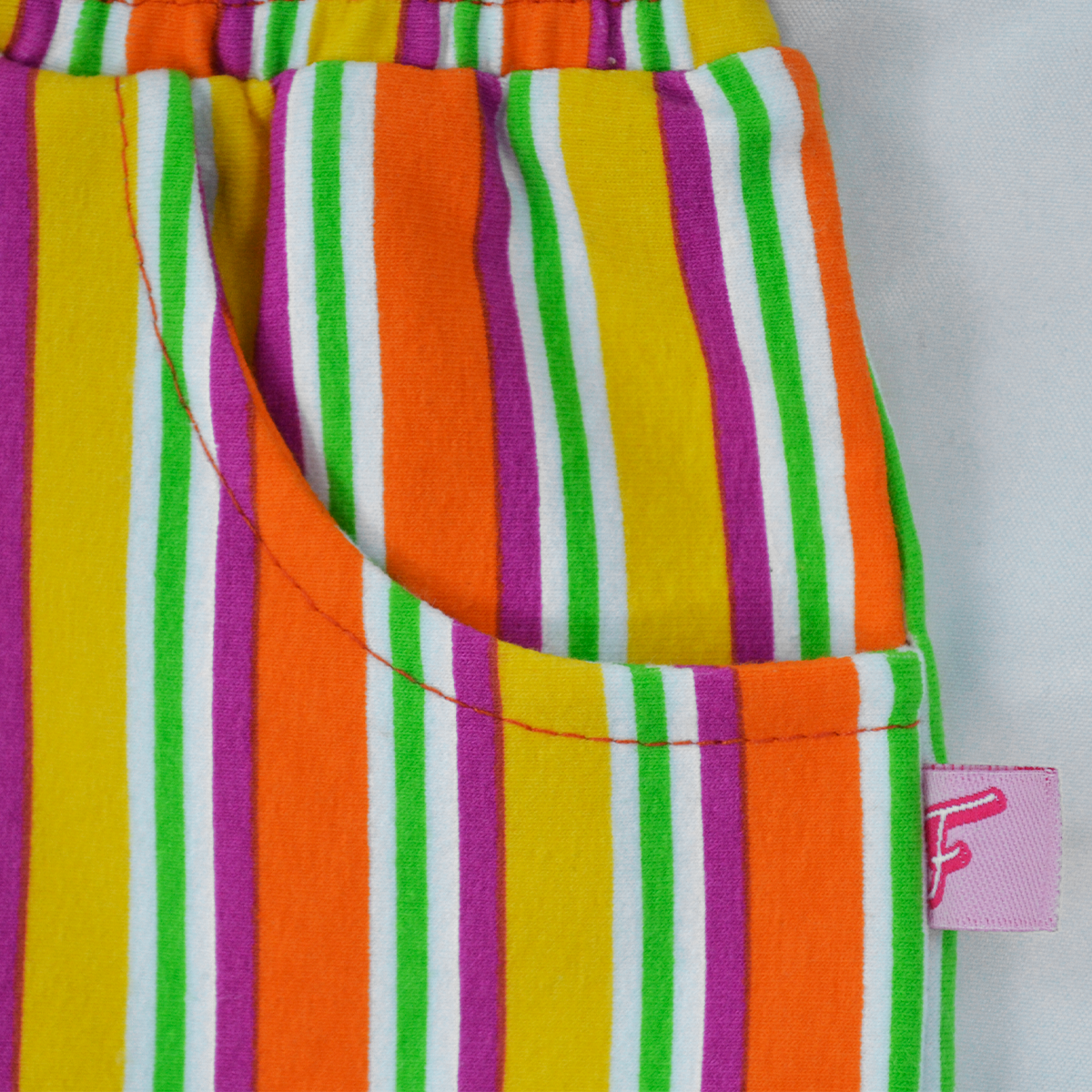 Conjunto de Short rayado con blusa Niña Flory CONI0035