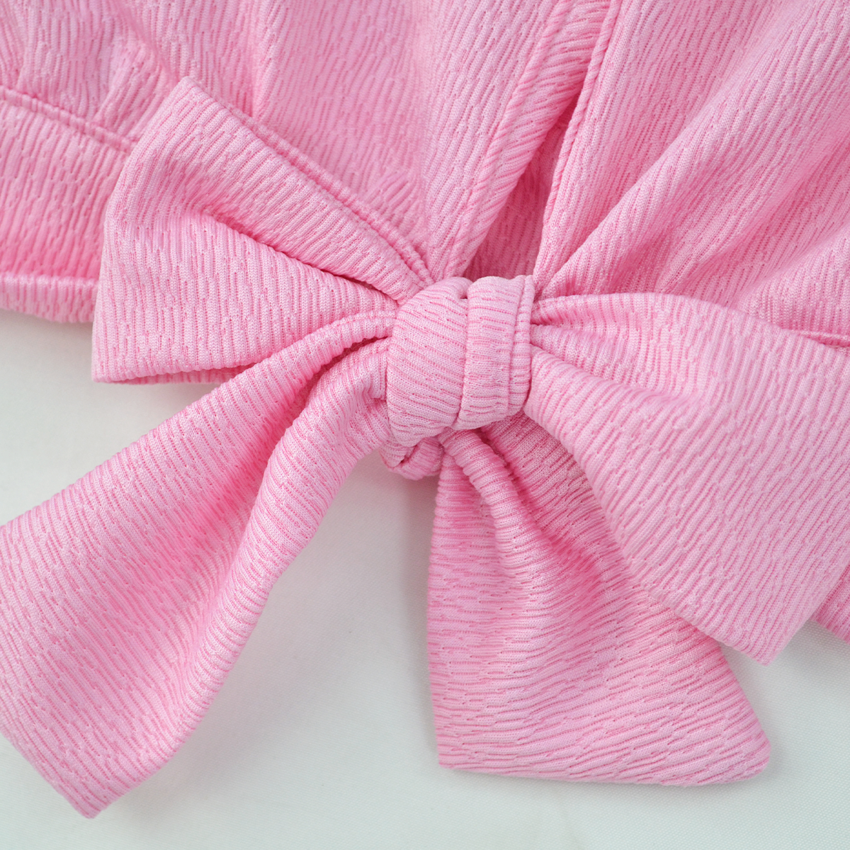 Blusa manga drapeada con moño trasera Niña Flory BLNI0065