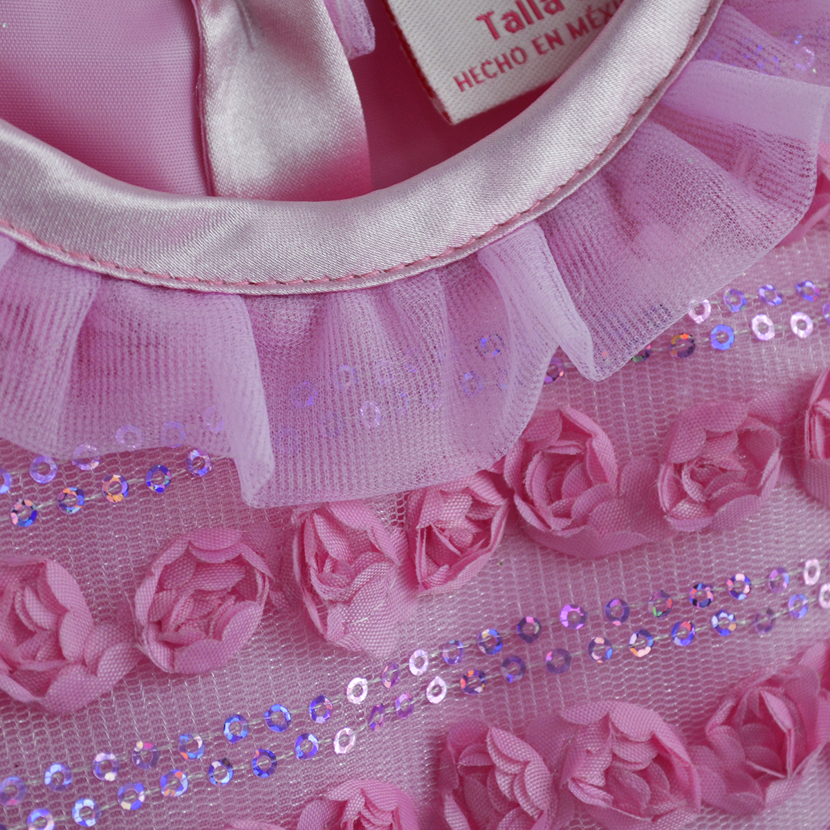 Vestido de ceremonia con caída para Niña Bebé Flory VEBB0122