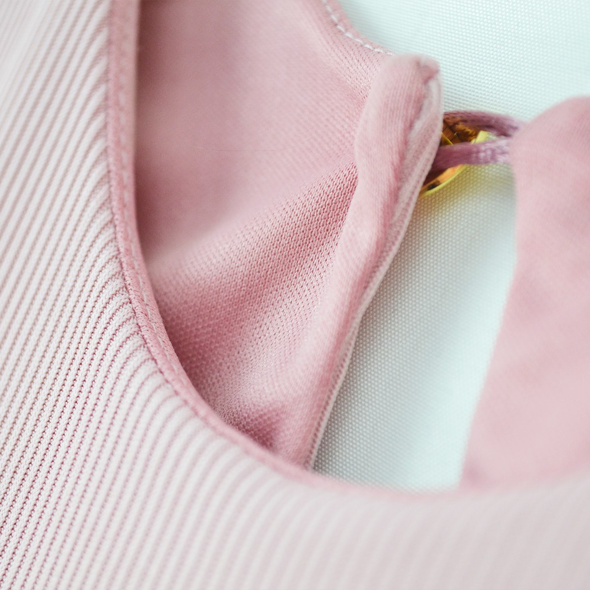 Vestido textura de rayas con cinturón Niña FLORY VENI0127