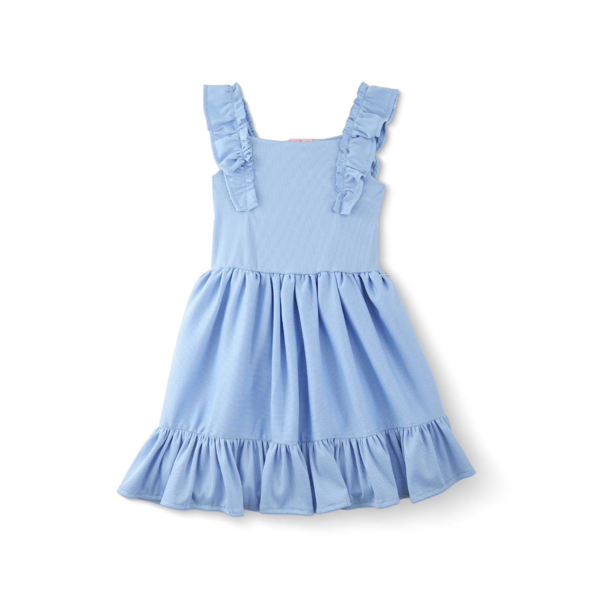 Vestido a rayas con manga olanes | VEBB0045 | tallas 1-2-3