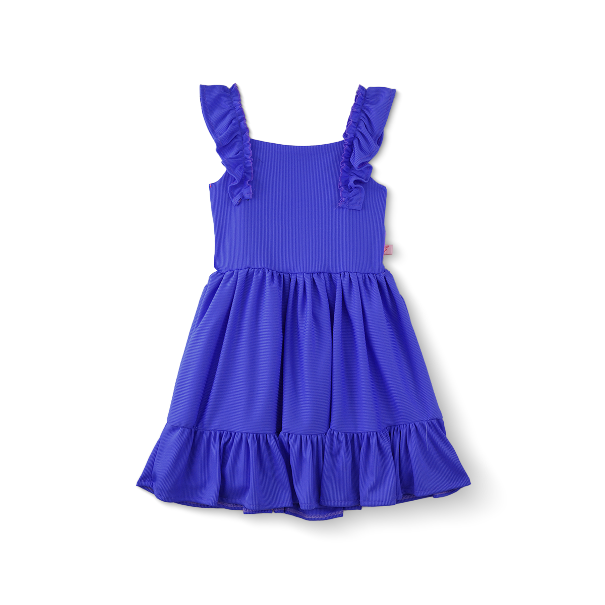 Vestido a rayas con manga olanes | VEBB0045 | tallas 1-2-3