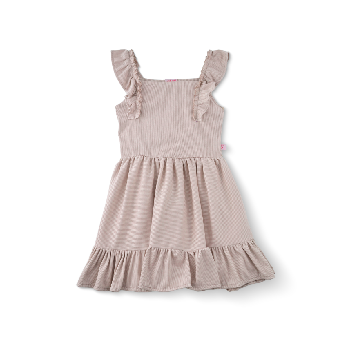 Vestido a rayas con manga olanes Bebé FLORY VEBB0045