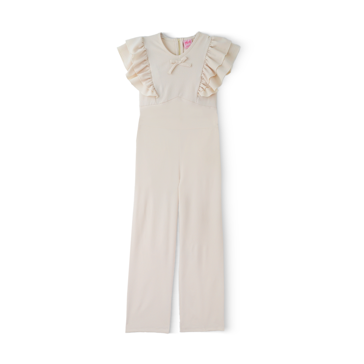 Mono manga mariposa con bolsas y resorte Teen Flory JSJU0005