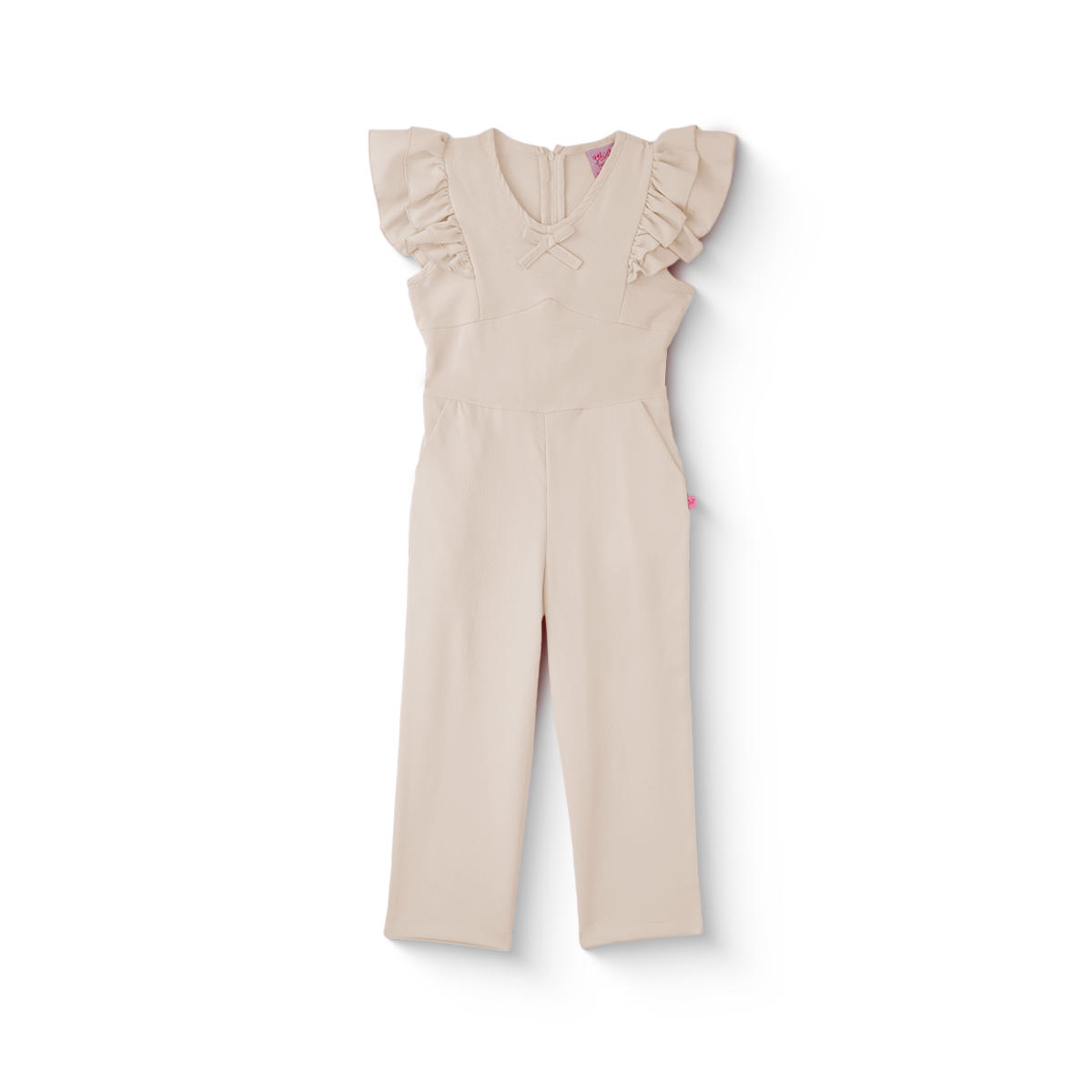 Mono manga mariposa con bolsas y resorte en espalda para Niña Flory JSNI0010