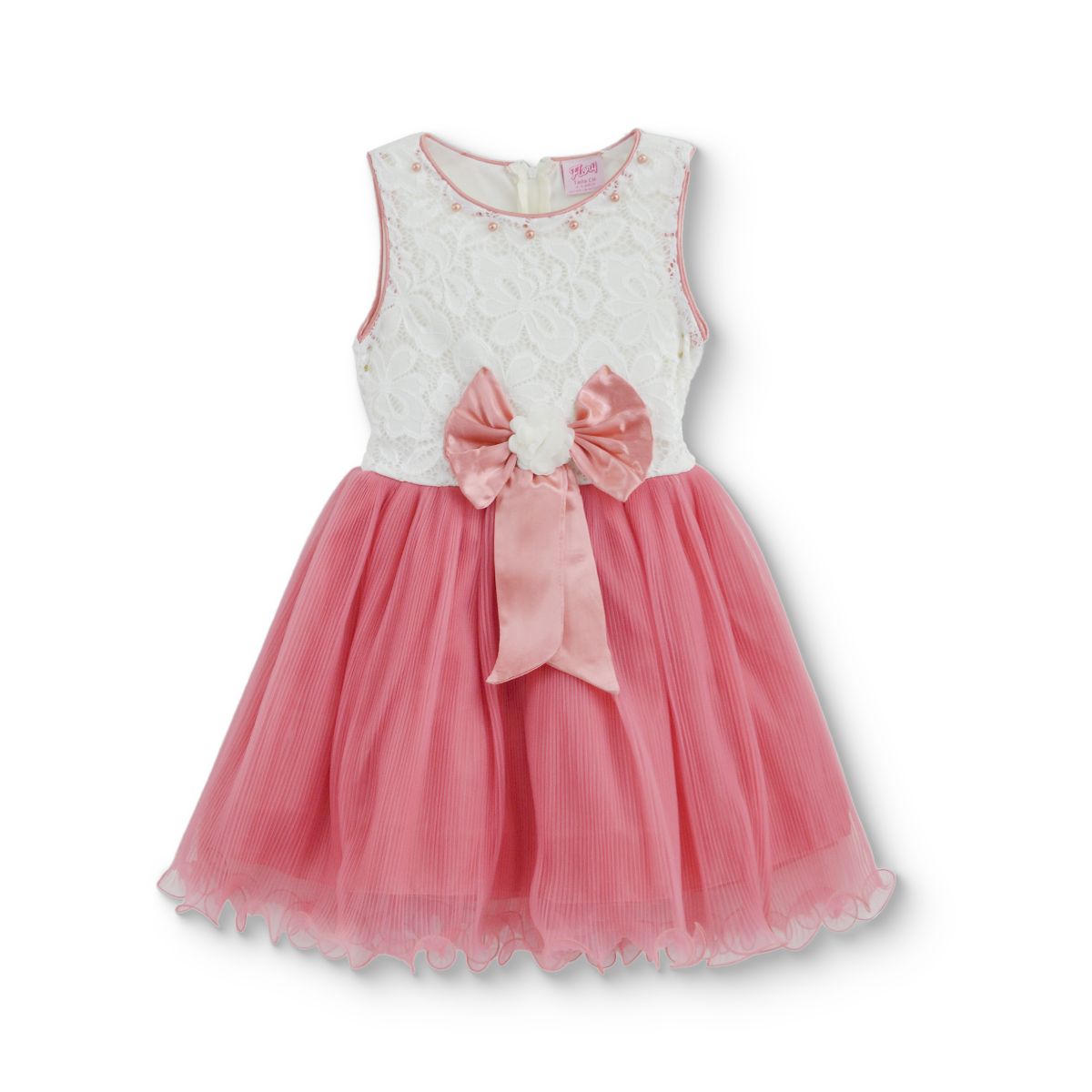 Vestido con moño para Niña Flory VENI0200