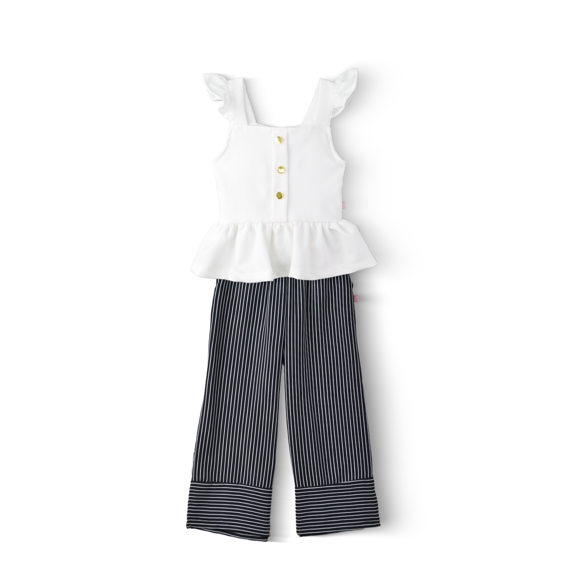 Conjunto Pantalón amplio con Blusa de Tirantes Niña Flory CONI0032